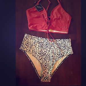 Zaful high waist two piece.